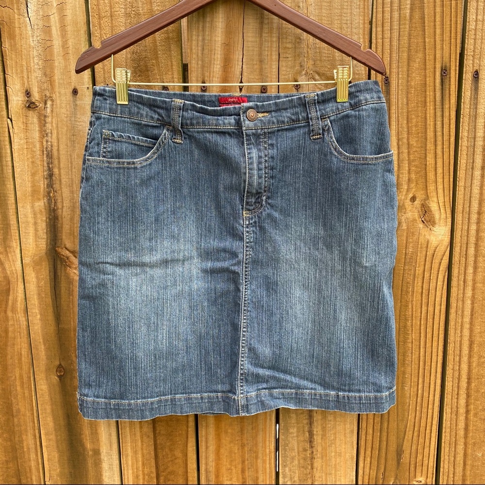 Merona Stretch Denim Skirt Size 12